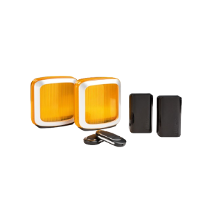 Умный привод для откатных ворот ALUTECH Roteo RTO-500MKIT-Sm + беспроводные фотоэлементы LM-LB + сигнальная лампа SL-U + Wi-fi модуль WM-Sm